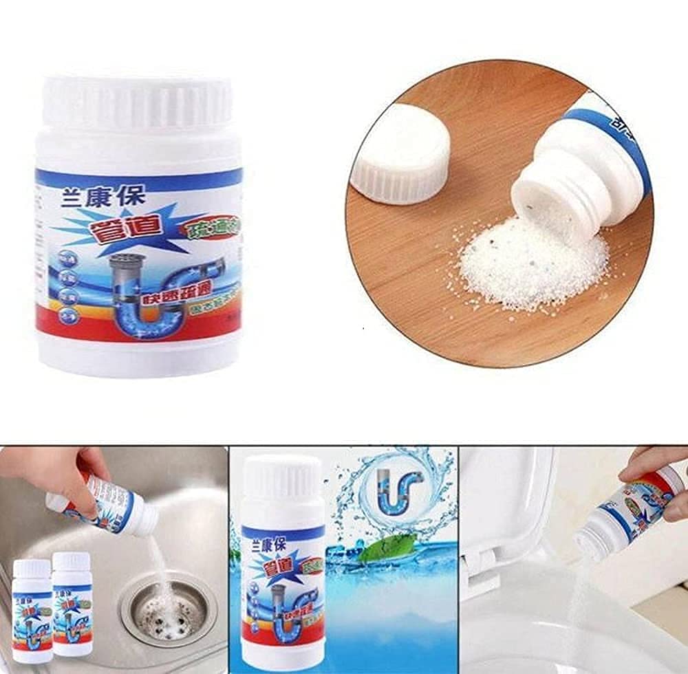 Powerful Drainage, Sinks & Pipes Blockage Removal Powder