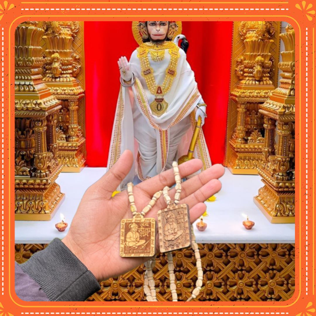 Bageshwar Dham Tulsi Mala (100% Original Tulsi beads) - Buy 1 Get 1 FREE (K)