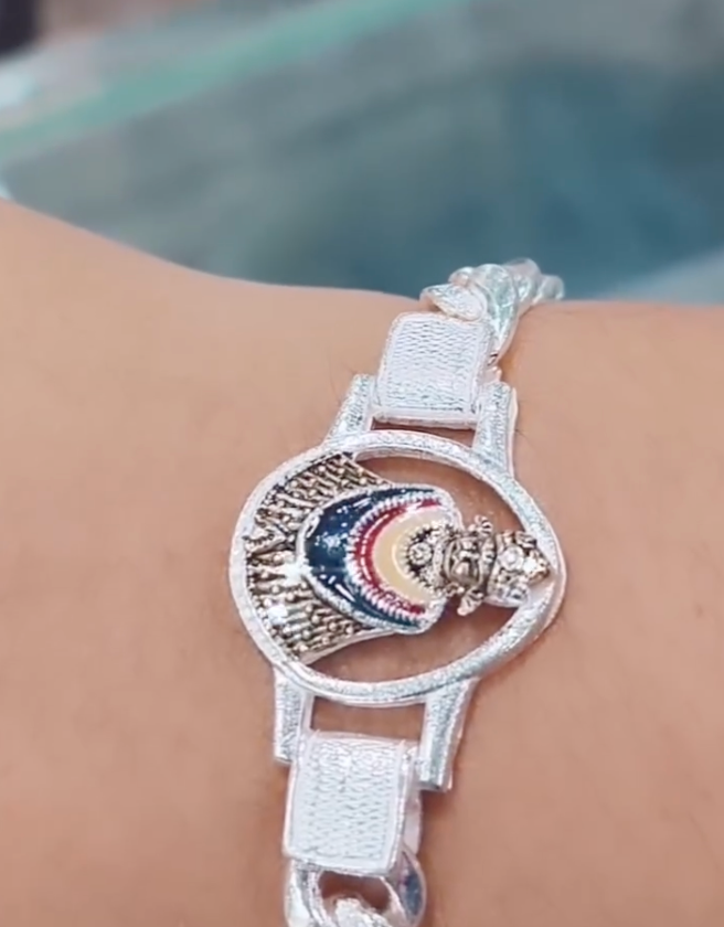 Khatu Shyam Ji Silver-Plated Men & Women's Bracelet