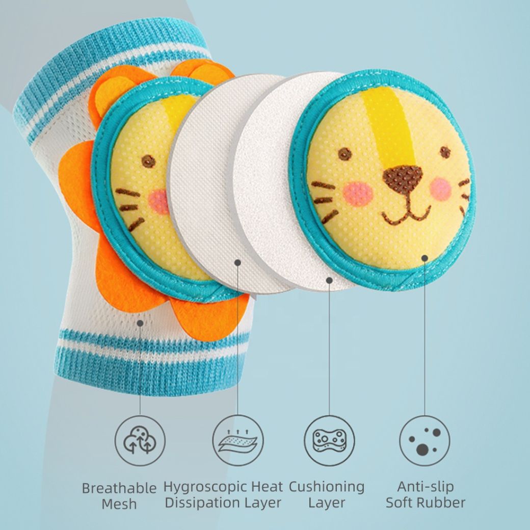 Baby Knee Pads For Anti-Slip – Soft & Comfortable Knee Protection for Crawling Infants