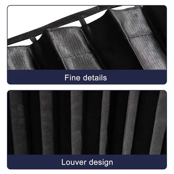 Magnetic Car Window Curtain | Heat & Sunshade Protection (4 Pcs)