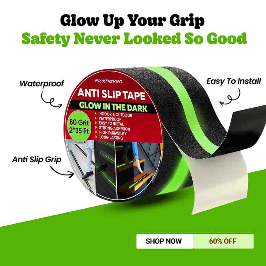 Anti Slip Tape for Stairs | Bathroom | Kitchen 🏠 ~ 2 Inch x 35 Feet