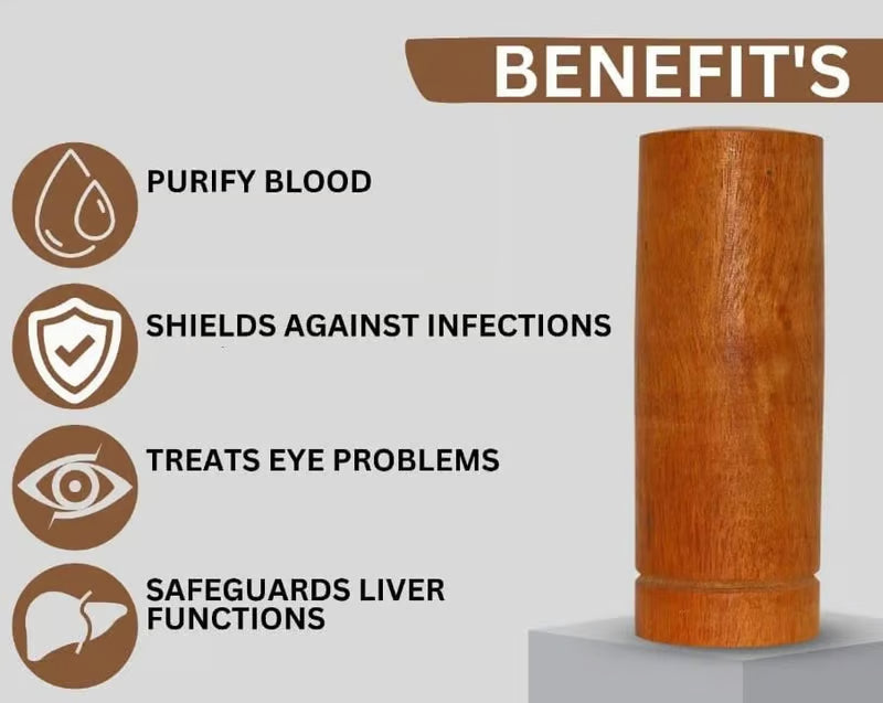 Lab Certified Vijaysar wood Sugar Control Glass – Ayurvedic Way to Manage Sugar Levels