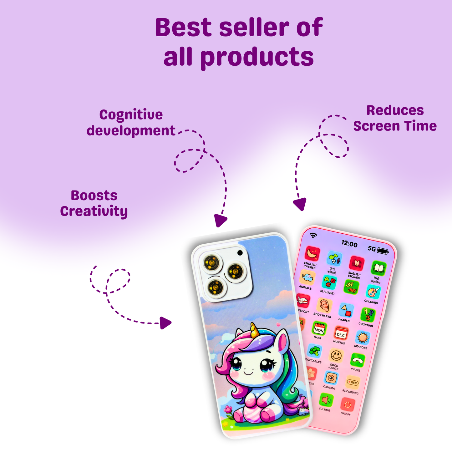 Educational Phone Toy | Rechargeable Type C