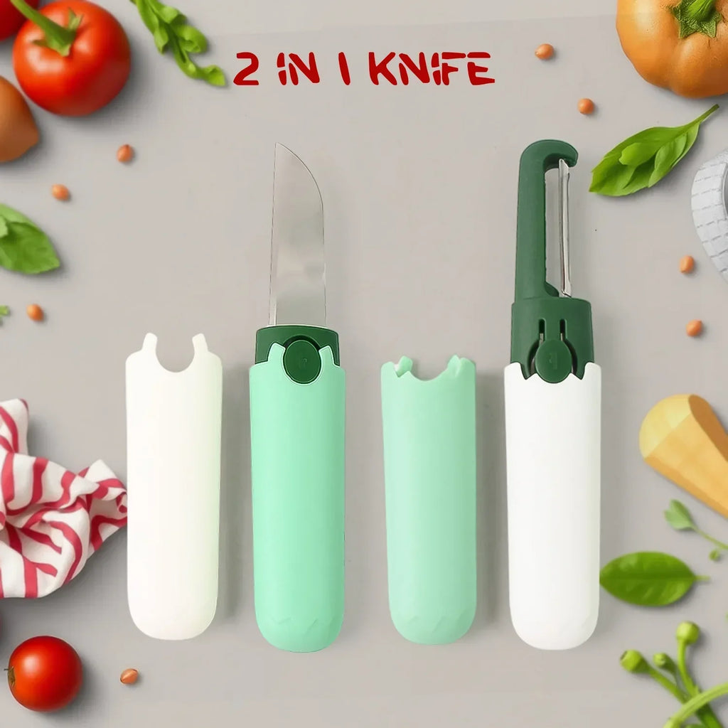 2 in 1 Peeler with Knife