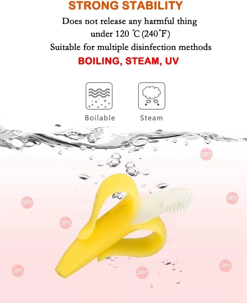 Baby Banana Teether & Infant Toothbrush