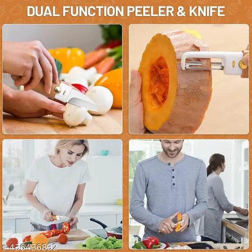2 in 1 Peeler with Knife
