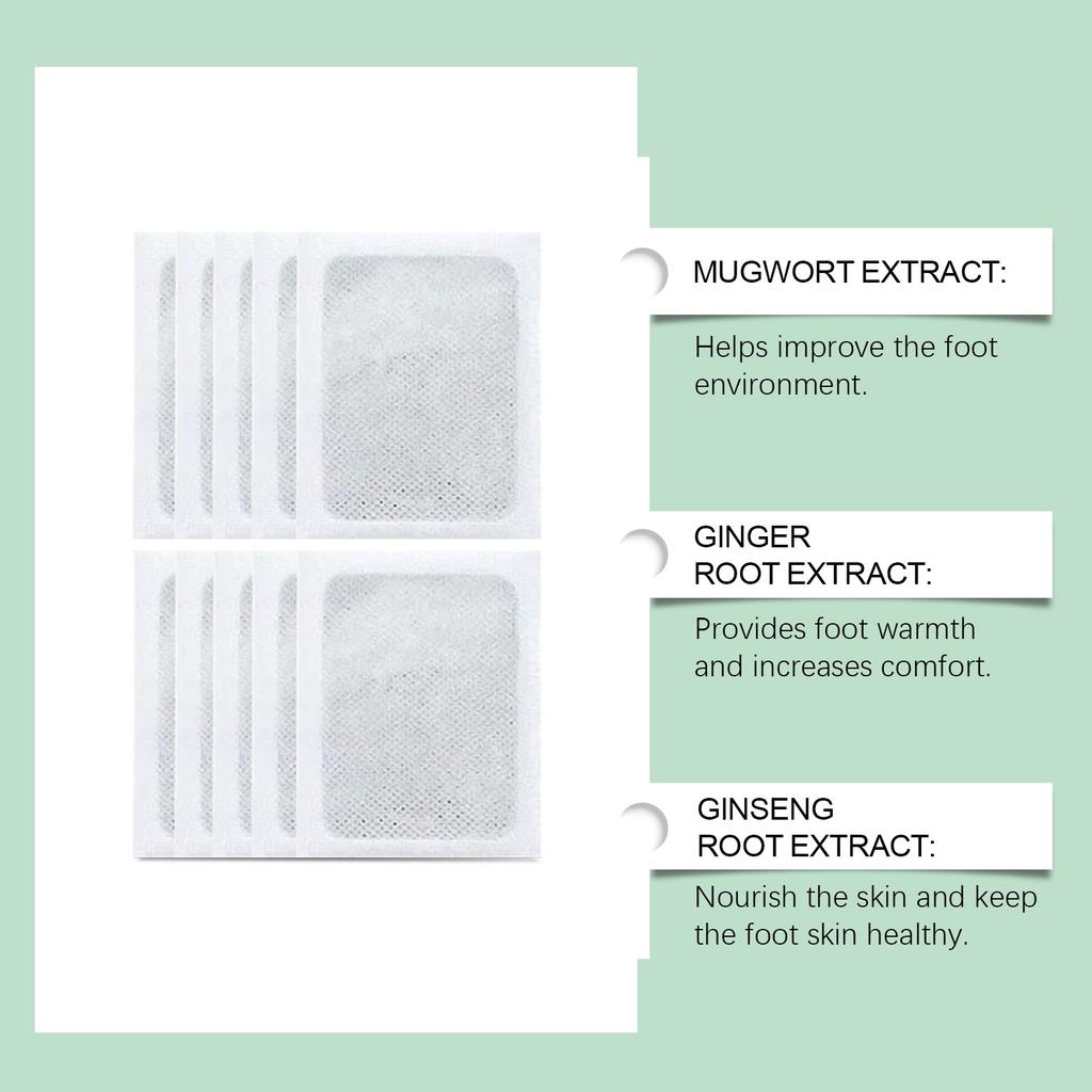 100% Merbal & Gentle Ingredient Detox Foot Pads NT(1 BOX = 20 PATCHES-BUY 1 GET 1