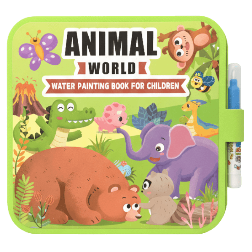 MagicReveal™ Mess-Free Coloring Book + Magic Marker