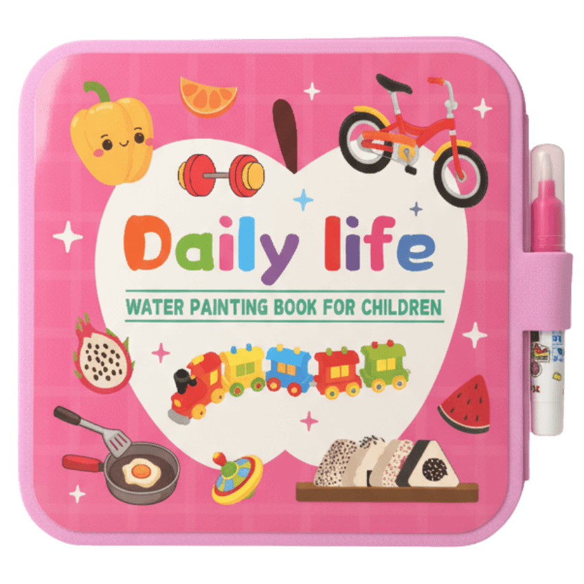 MagicReveal™ Mess-Free Coloring Book + Magic Marker