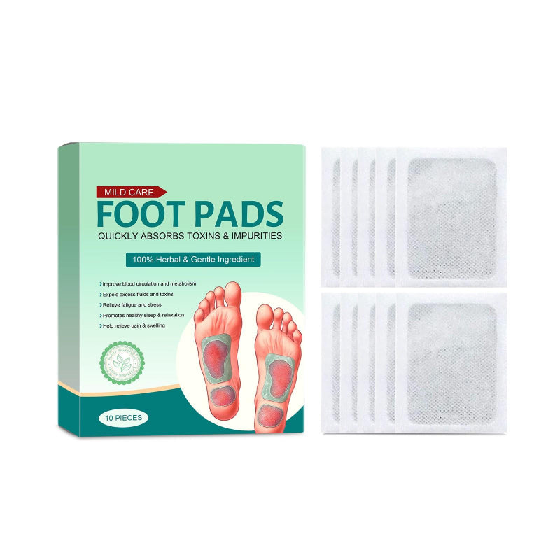 100% Merbal & Gentle Ingredient Detox Foot Pads NT(1 BOX = 20 PATCHES-BUY 1 GET 1