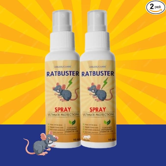 Pack of 2 Rat Repellent Spray 100ML+ 100ML