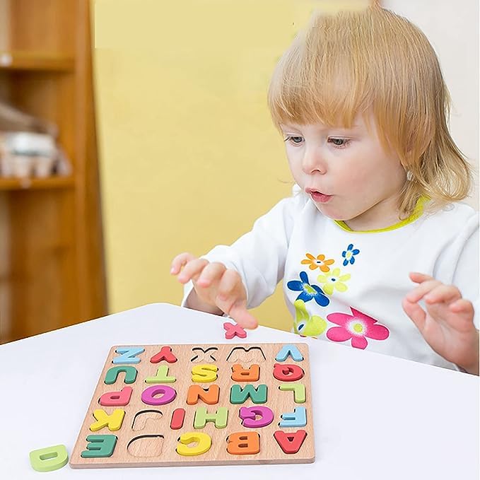 SET OF 3 - Wooden Learning Educational  Board for Kids, Activity Toys for Toddlers & Preschoolers ( ABCD + NUMBER + COLOR & SHAPE BOARD)