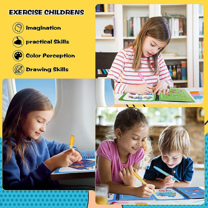 ✨Reusable Magic Painting Book 🎨 (Buy 2 & Get 2 FREE)!!!