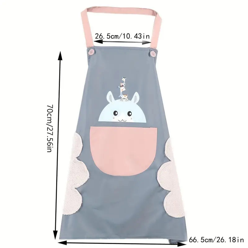 Adorable Animal Apron with Large Pocket (Buy 1 Get Free)