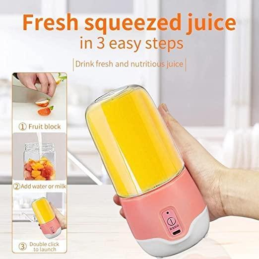 Portable Personal Smoothies Shakes Blender Mini Size Fruit Juice Blender USB Rechargeable