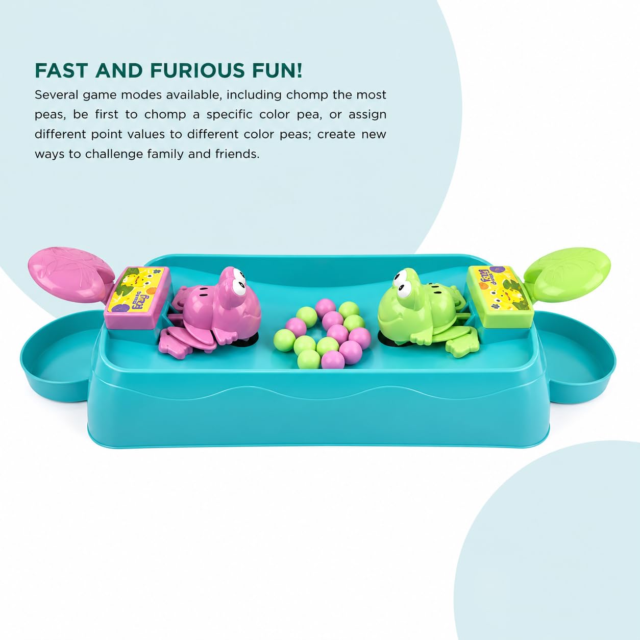 Hungry Frog Battle Board Game for Kids – 2 Player Family Indoor Brain BOOSTER Game