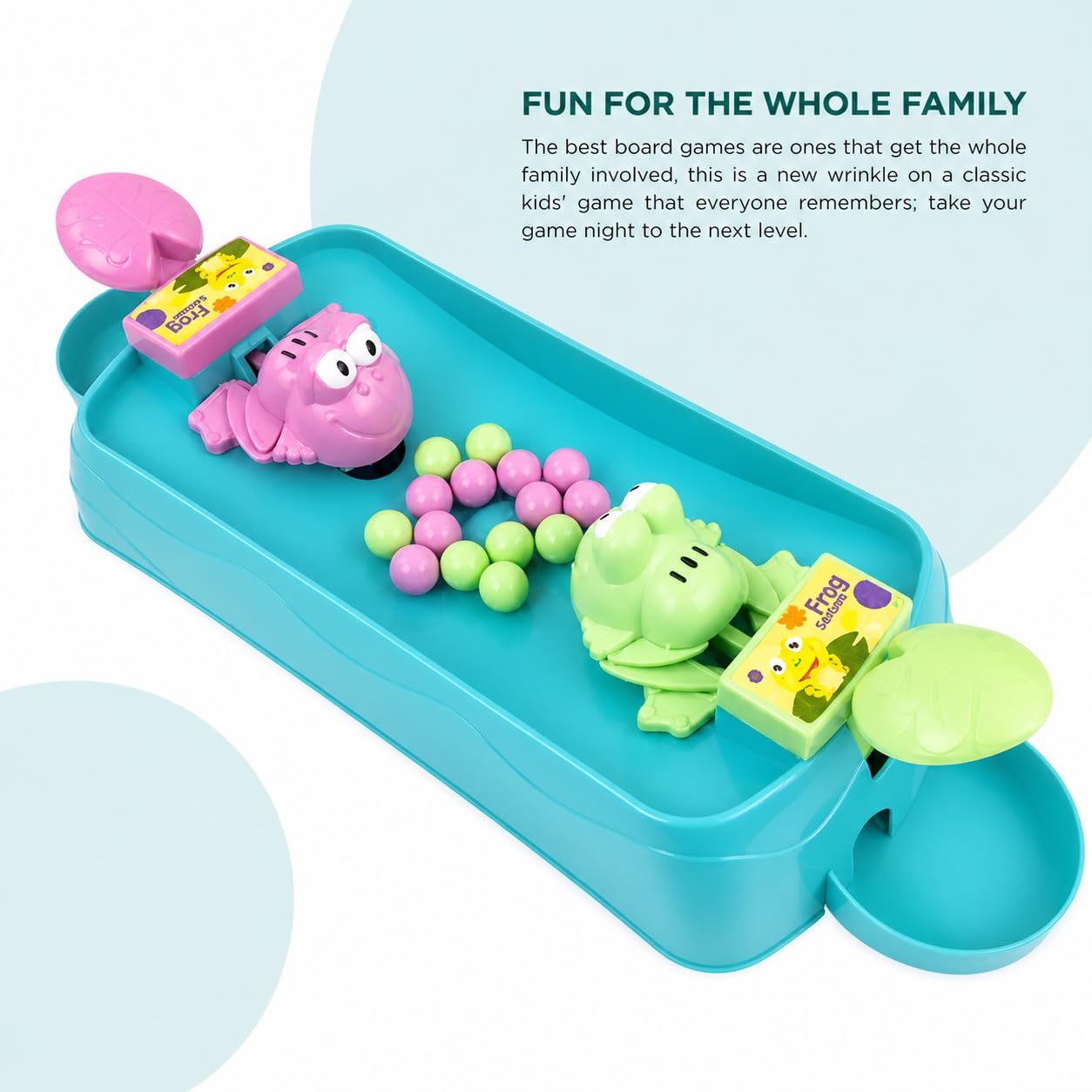 Hungry Frog Battle Board Game for Kids – 2 Player Family Indoor Brain BOOSTER Game