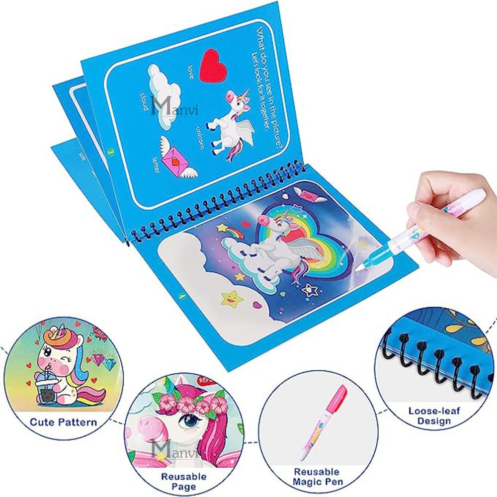 ✨Reusable Magic Painting Book 🎨 (Buy 2 & Get 2 FREE)!!!