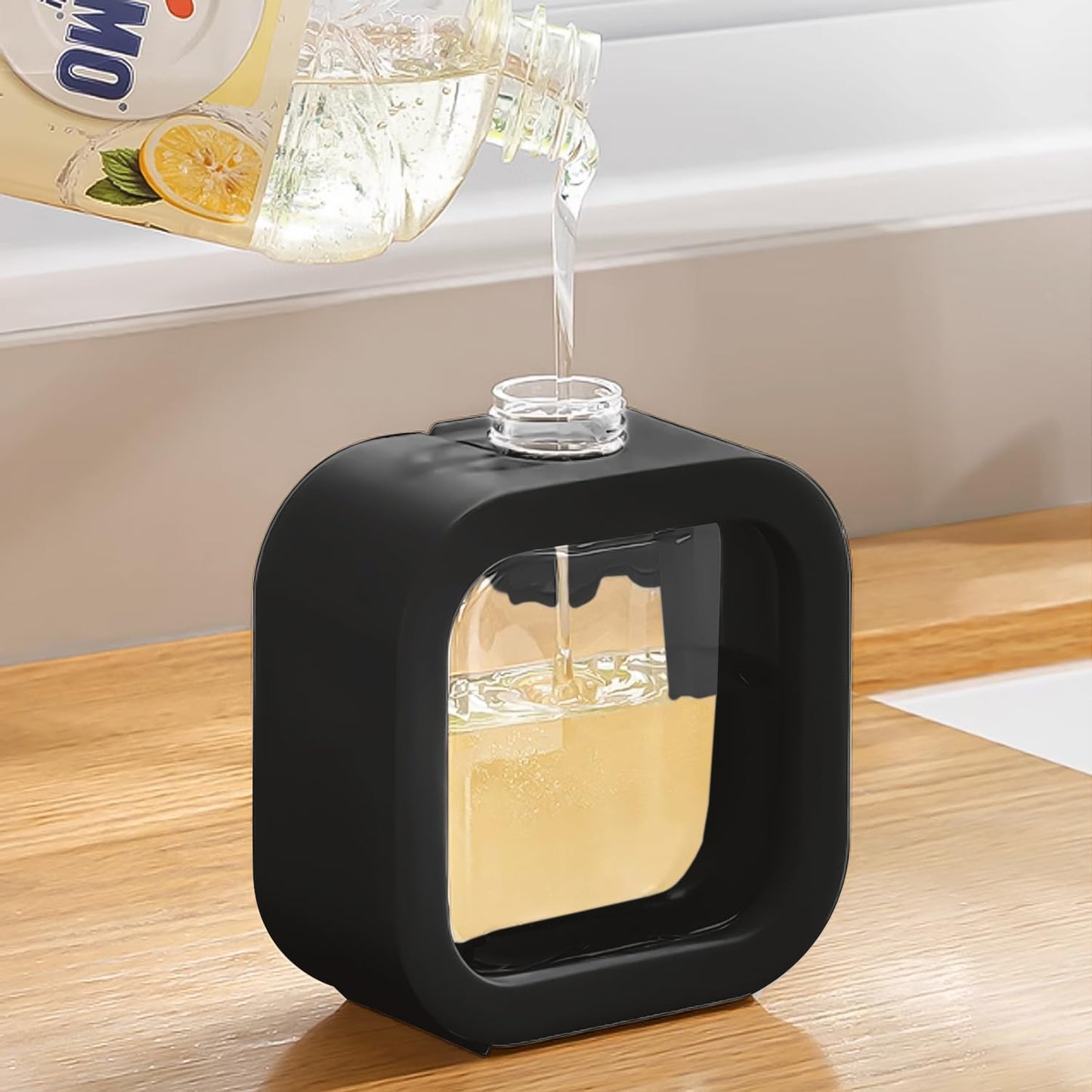 Soap Dispenser For Bathroom Kitchen Large-Capacity Dispensing Bottled