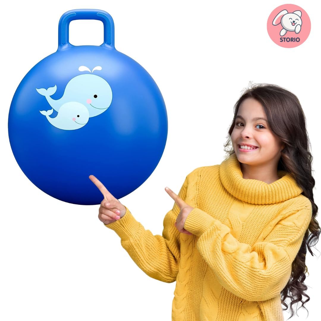 Sit And Bounce Rubber Hop Ball Jumping&Bouncing Ball For Boys Girls Toys|Indoor&Outdoor|Best Gift Balls For Kids -Big