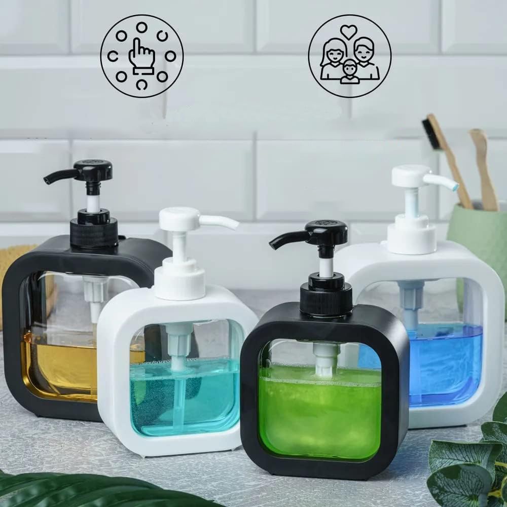 Soap Dispenser For Bathroom Kitchen Large-Capacity Dispensing Bottled