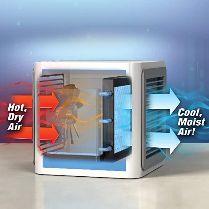 Arctic Air Portable 3 in 1 Conditioner Humidifier Purifier Mini Cooler (White)