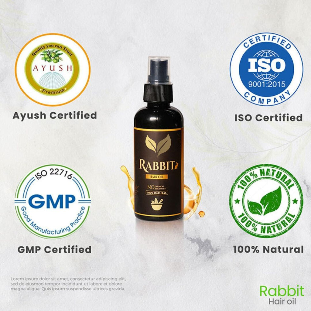 Rabbit Hair Growth Oil (Pack of 2) 🔥 BUY 1 GET 1 FREE 🔥 SALE 50% OFF🔥