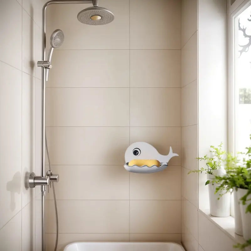 Wall Mounted Soap Stand Holder for Bathroom & Kitchen.