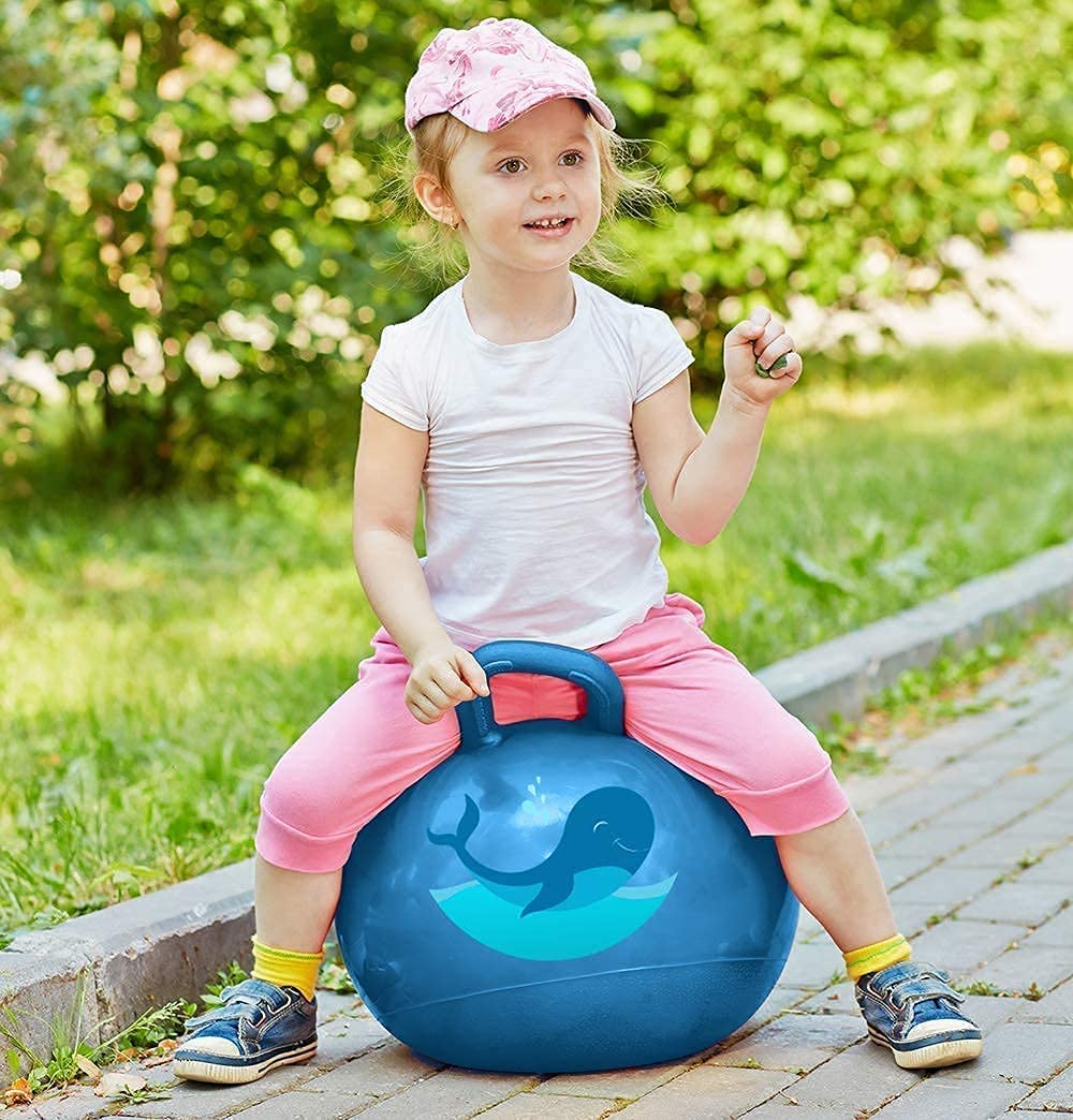 Sit And Bounce Rubber Hop Ball Jumping&Bouncing Ball For Boys Girls Toys|Indoor&Outdoor|Best Gift Balls For Kids -Big