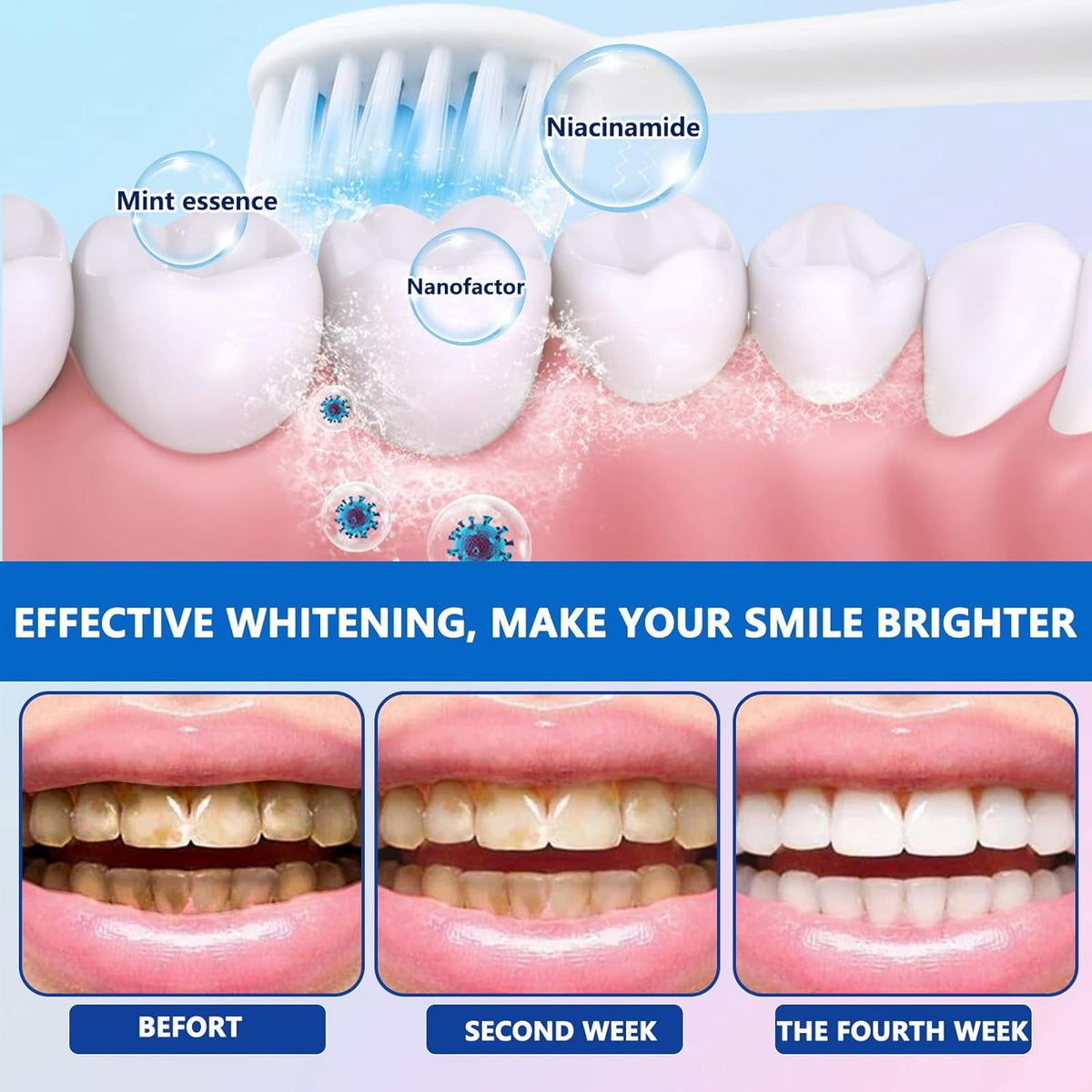 Niacinamide Whitening Toothpaste Buy 1 Get 1 Free