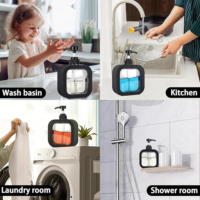 Soap Dispenser For Bathroom Kitchen Large-Capacity Dispensing Bottled