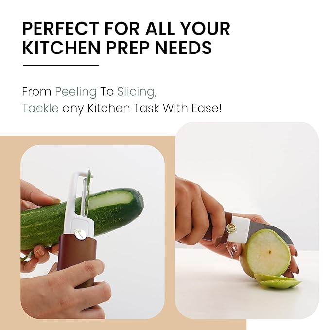 2 in 1 Peeler with Knife
