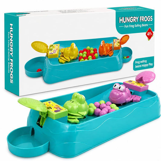 Hungry Frog Battle Board Game for Kids – 2 Player Family Indoor Brain BOOSTER Game