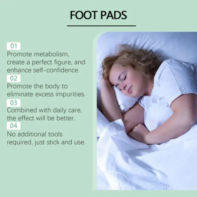 100% Merbal & Gentle Ingredient Detox Foot Pads NT(1 BOX = 20 PATCHES-BUY 1 GET 1