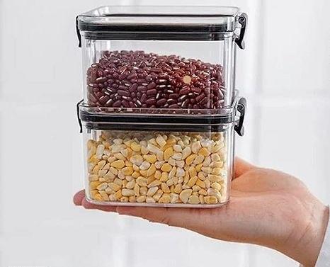 Air Tight Unbreakable Big Size 400 ml Square Shape Kitchen Storage Container