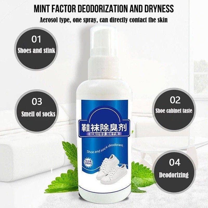 Deodorant For Shoes & Socks | Foot Deodorant Spray | Shoes Stink Freshener