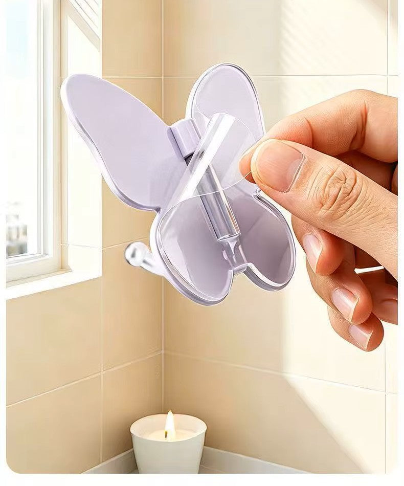 Multipurpose Butterfly Wall Hanger – Rotating Hooks for Keys, Clothes, Towels & Bags: f