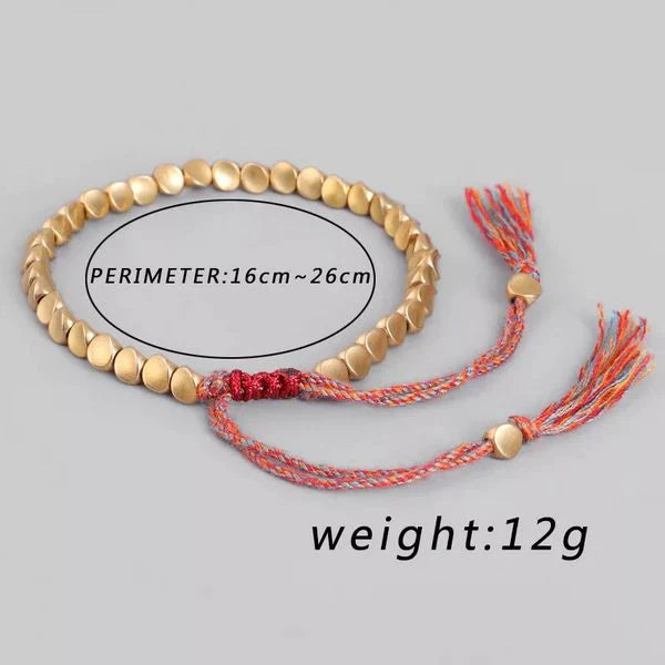 Tibetan copper beads bracelet