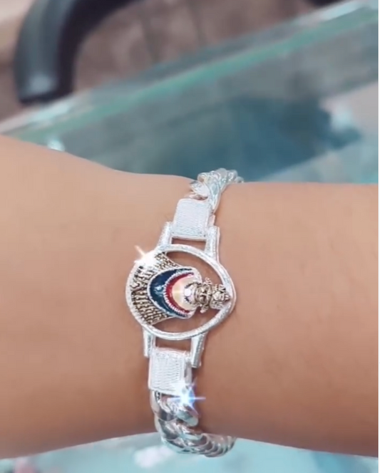 Khatu Shyam Ji Silver-Plated Men & Women's Bracelet