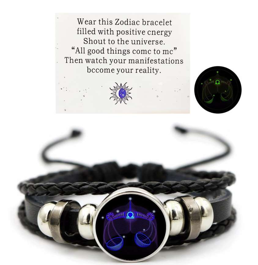 Adjustable Zodiac Sign Powerful Manifestation Bracelet (Energized)
