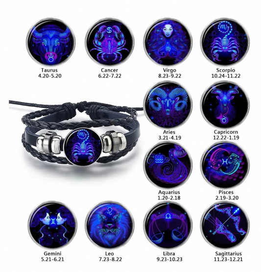 Adjustable Zodiac Sign Powerful Manifestation Bracelet (Energized)