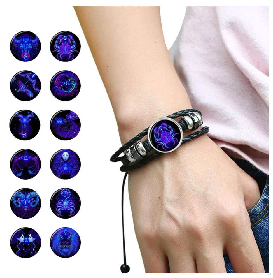 Adjustable Zodiac Sign Powerful Manifestation Bracelet (Energized)