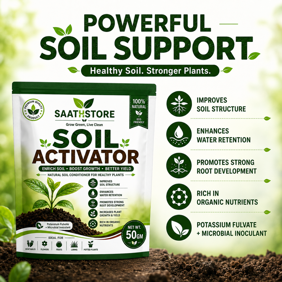 Soil Activator by SaathStore