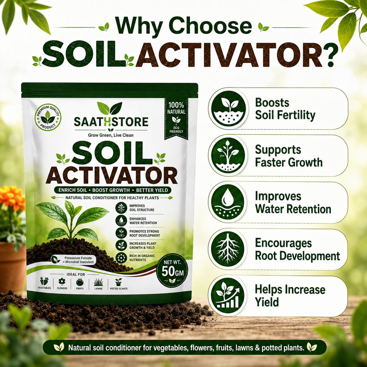 Soil Activator by SaathStore