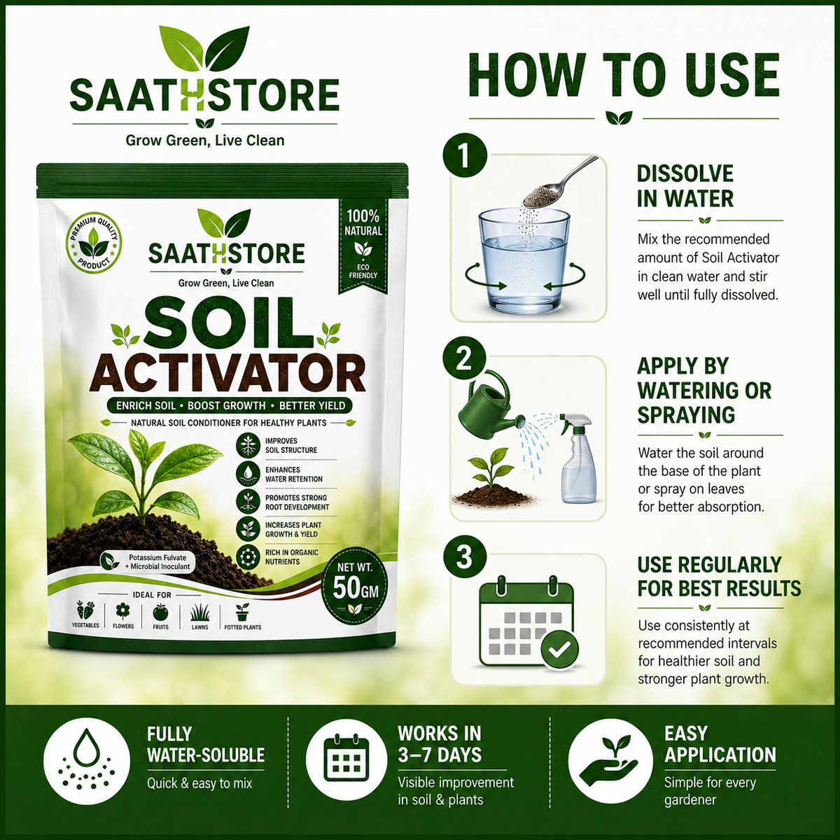 Soil Activator by SaathStore