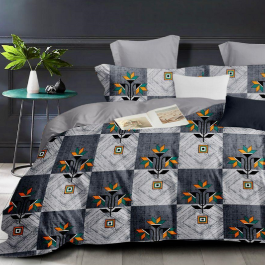 Most Viral Design cotton Double Bed Bedsheet with 2 Pillow Covers
