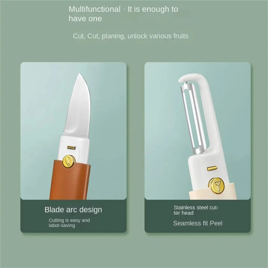 2 in 1 Peeler with Knife