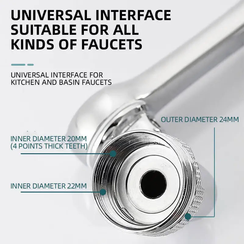 MuchBuy™ Stainless Steel Rotating Faucet-Tap Extender