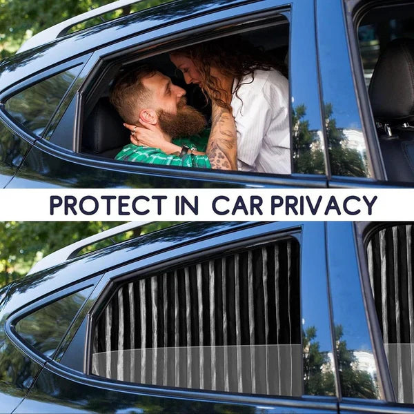 Magnetic Car Window Curtain | Heat & Sunshade Protection (4 Pcs)